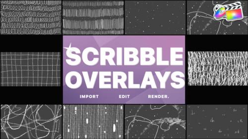 Videohive - Abstract Scribble Overlays | FCPX - 47482649