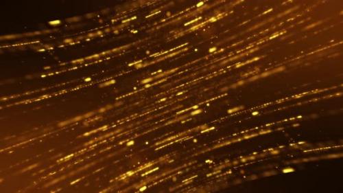 Videohive - Elegant Gold Particles Background - 47526570