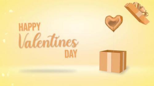 Videohive - Happy Valentines Day Yellow - 44811101