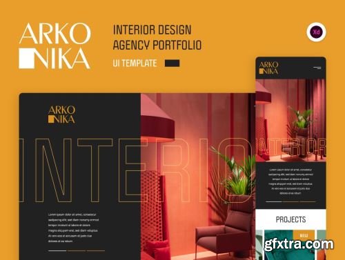 Arkonika — Interior Design Agency Portfolio Ui8.net