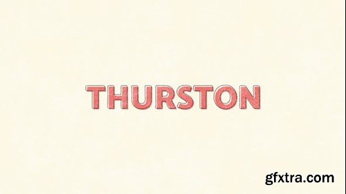 Videohive Thurston Typography 47548125