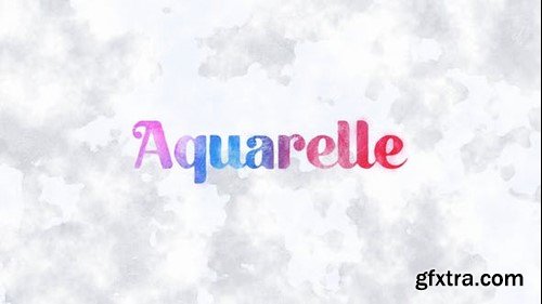 Videohive Aquarelle Typography 47548056