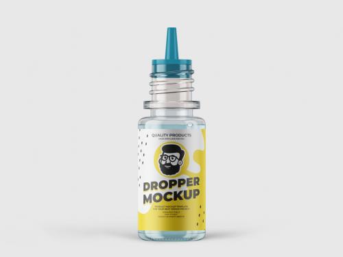 Small Dropper Bottle Mockup 573496088