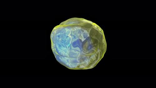 Videohive - 3D Liquid Magic Sphere | 4k - 43413072