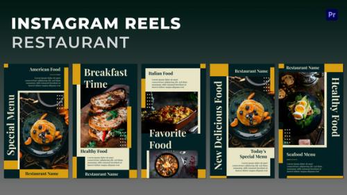 Videohive - Restaurant Instagram Reels Premiere Pro - 47528444