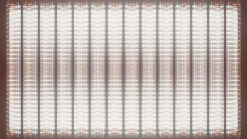 Videohive - Silver With Orange Blinds Background Vj Loop In 4K - 47537819