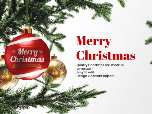 Christmas Greeting Card Mockup 573495813
