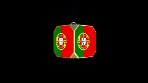 Videohive - Portugal Flag Transparent Background - 47537983