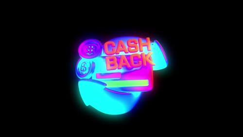 Videohive - Cash Back Psychedelic 3D Animation - 47548185