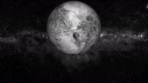 Videohive - Animation of Moon planet seen from space, Asteroids Cloud and cosmos, 2470 - 47555558