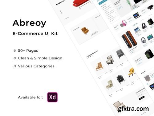 Abreoy E-Commerce UI Kit Ui8.net