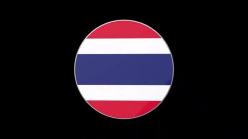 Videohive - Thailand Flag Circle Tube Loop South East Asia Country ASEAN Bangkok Thai - 47573089