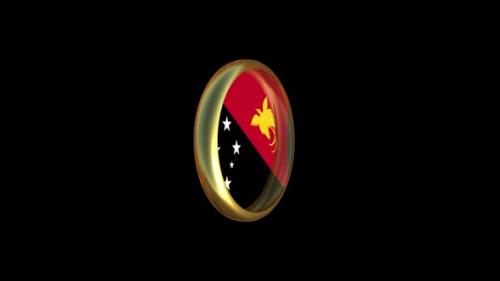 Videohive - Papua New Guinea Flag Animation - 47538140