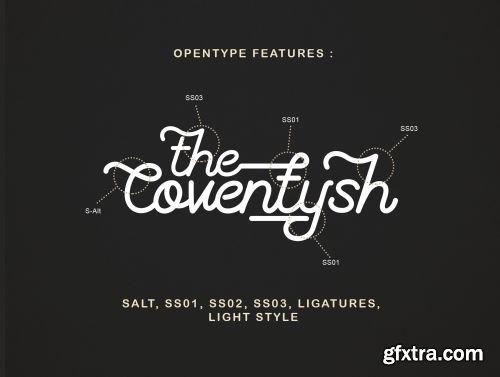 The Coventysh – Monoline Script Font Ui8.net