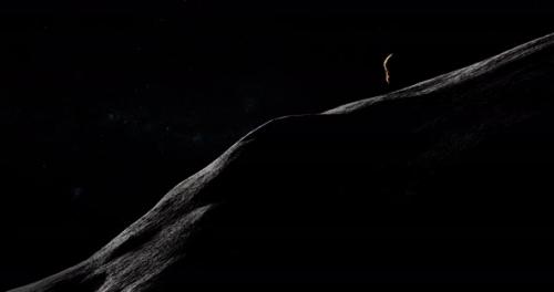 Videohive - Toutatis Asteroid Orbiting - 47548861