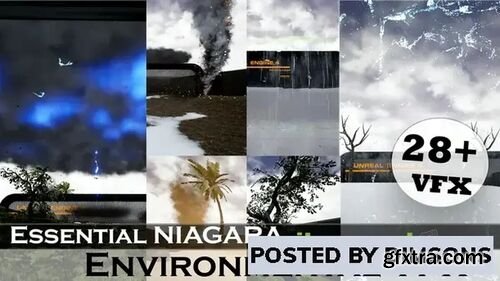 Essential Niagara Environmental VFX v4.25-4.27, 5.0-5.1