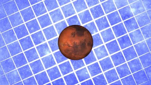 Videohive - Mars planet always rotating - 47563663