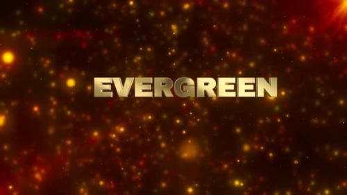 Videohive - Evergreen Golden Festive Text Background - 47546760