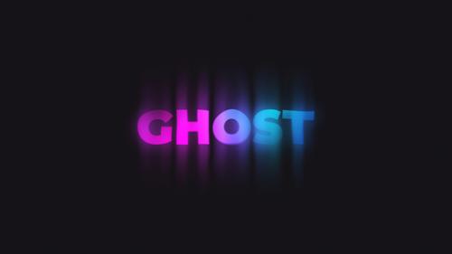 Videohive - Ghost Typography - 47548082
