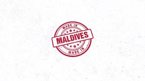 Videohive - Made In Maldives Rubber Stamp - 47552037