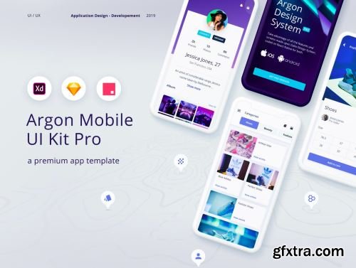Argon Mobile UI Kit Pro Ui8.net