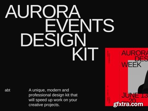 Aurora Events Design Kit Ui8.net