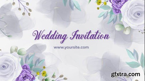 Videohive Romantic Wedding Invitation 47578395
