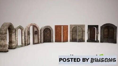 Medieval - VOL 11 - Doors (UE) v4.18-4.27, 5.0-5.2