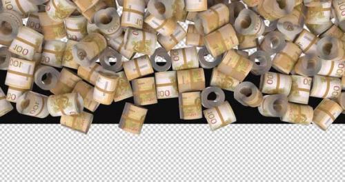 Videohive - 3D Ruble Bills Transitions - 47576123