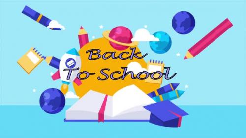 Videohive - Back To School Background - 47576792