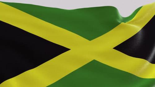 Videohive - Jamaica Fabric Flag - 47577573