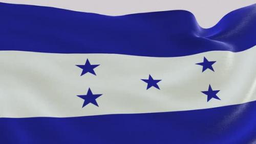 Videohive - Honduras Fabric Flag - 47577579