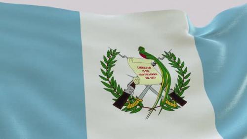 Videohive - Guatemala Fabric Flag - 47577586