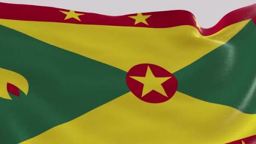 Videohive - Grenada Fabric Flag - 47577629