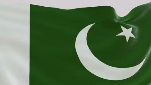 Videohive - Pakistan Fabric Flag - 47577776