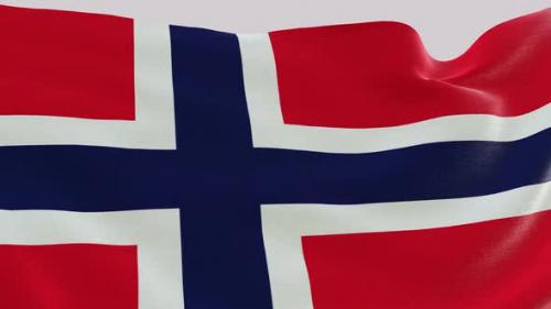 Videohive - Norway Fabric Flag - 47577782