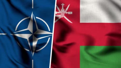 Videohive - Nato Flag And Flag Of Oman - 47577937