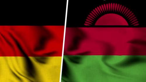 Videohive - Malawi Flag And Flag Of Germany - 47577963