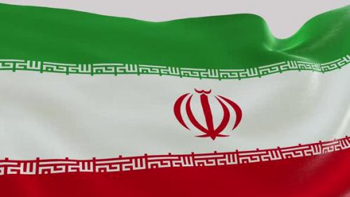 Videohive - Iran Fabric Flag - 47578035