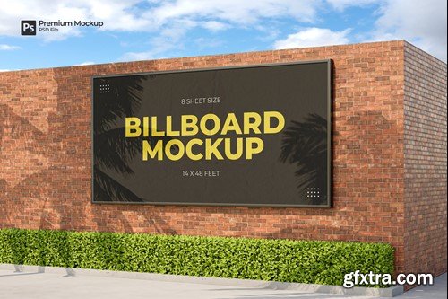Billboard Mockup 8 Sheet size 3Q78UZL