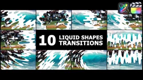 Videohive - Liquid Shapes Transitions | FCPX - 47585912