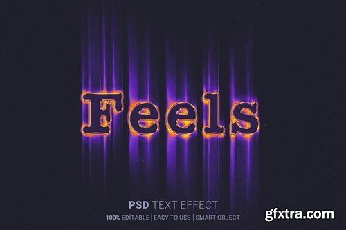 Feels Glowing Editable Text Effect SNUU6V6