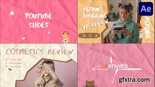 Videohive Hand Made Youtube Endscreens for After Effects 47585804