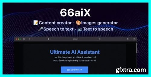 CodeCanyon - 66aix - AI Content, Chat Bot, Images Generator & Speech to Text (SAAS) v15.0.0 - 43606970 - Nulled