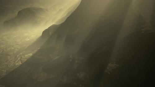 Videohive - View of the Himalayan Peak in Deep Fog - 47581885