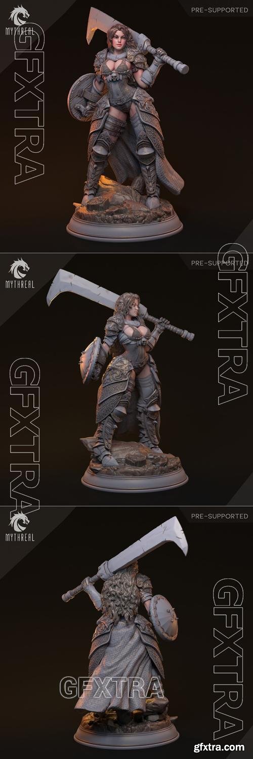 Mytheral Games - Untrin Dark Valkyrie – 3D Print Model