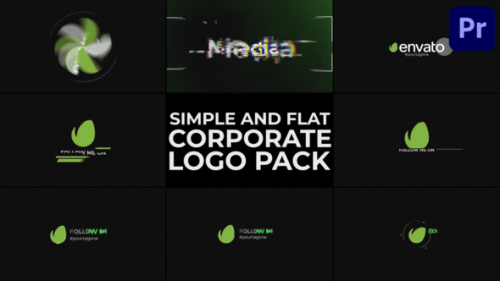 Videohive - Simple And Flat Corporate Logo for Premiere Pro - 47586149