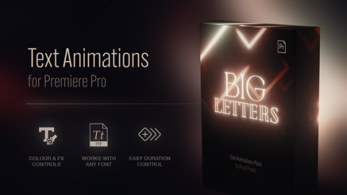 Videohive - Titles for Premiere Pro | Big Letters - 47600472