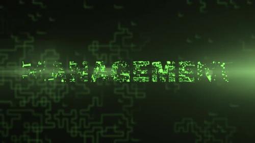 Videohive - Management - Digital Text Animation - 47607757
