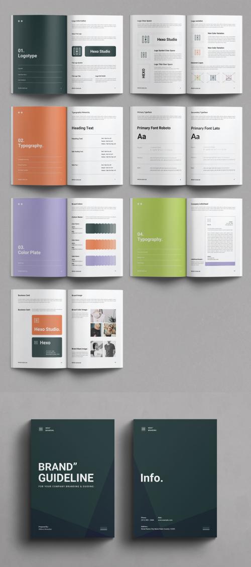 Brand Guidelines Template Brochure Layout 637781657